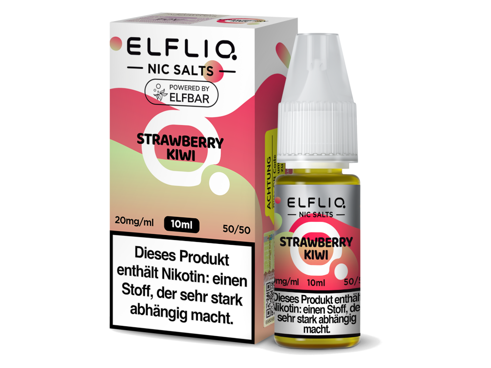 Strawberry Kiwi - ELFLIQ Nikotinsalz Liquid