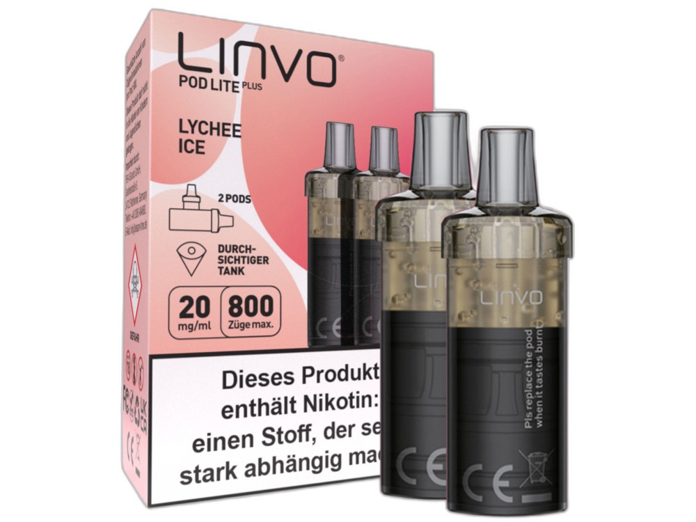 Linvo - Pod Lite Plus Cartridge 20 mg/ml (2 Stück pro Packung)
