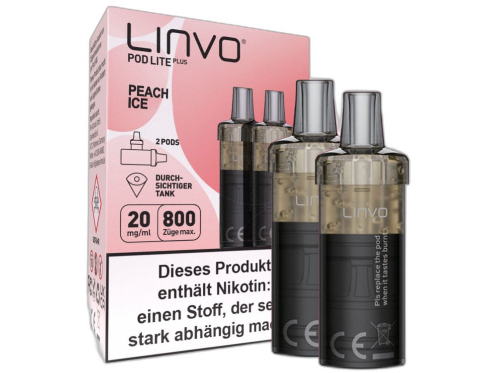 Linvo - Pod Lite Plus Cartridge 20 mg/ml (2 Stück pro Packung)