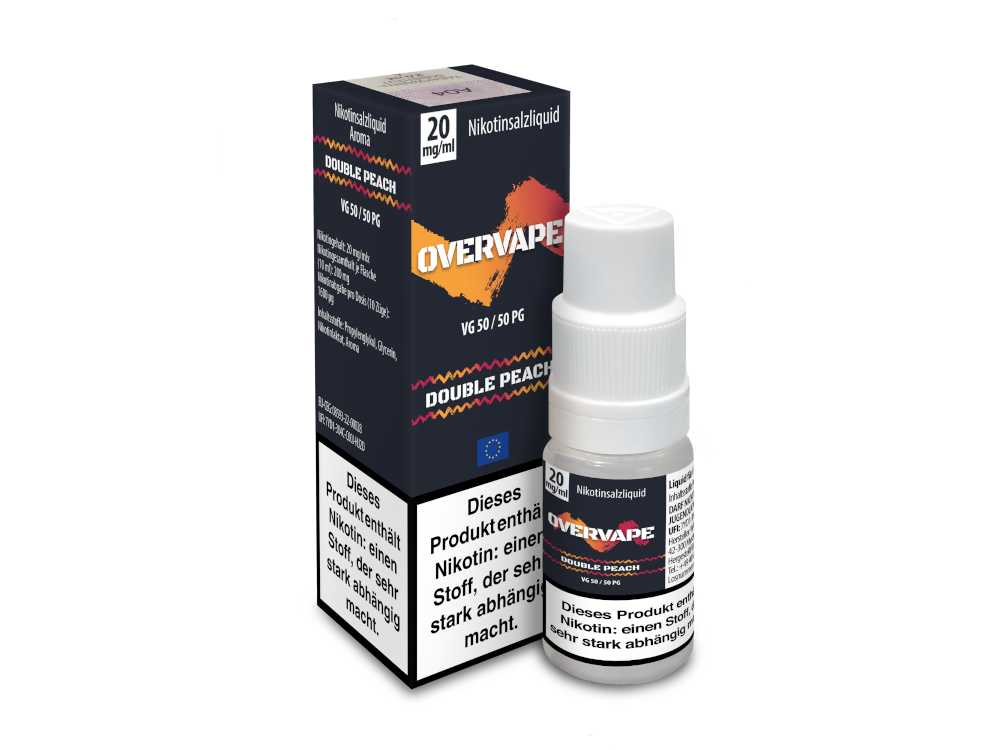 Double Peach - Overvape Nikotinsalz Liquid