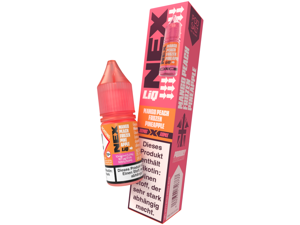 Mango Peach Frozen Pineapple - NexLiq - Pod Salt Nikotinsalz Liquid