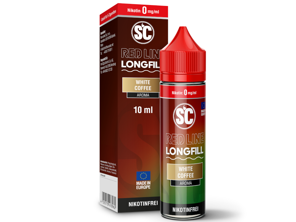 White Coffee - Red Line - SC Longfill 10ml