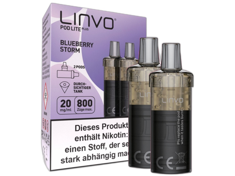 Linvo - Pod Lite Plus Cartridge 20 mg/ml (2 Stück pro Packung)
