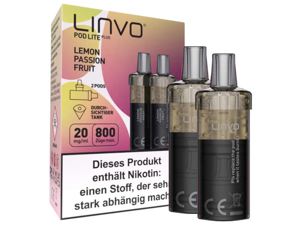 Linvo - Pod Lite Plus Cartridge 20 mg/ml (2 Stück pro Packung)