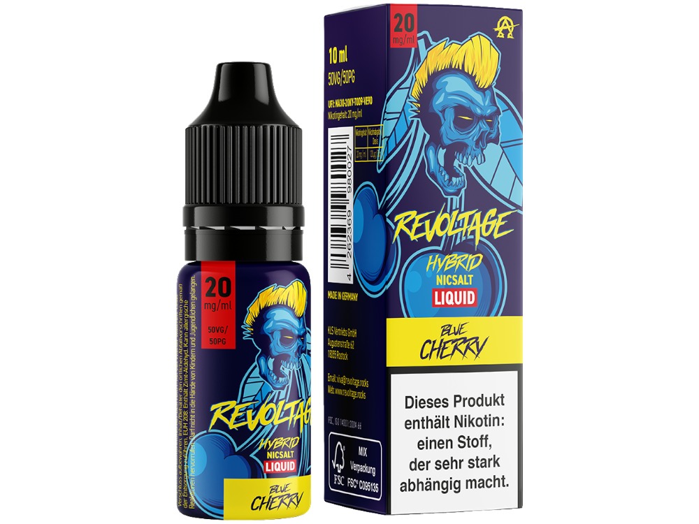 Blue Cherry - Revoltage Hybrid Nikotinsalz Liquid