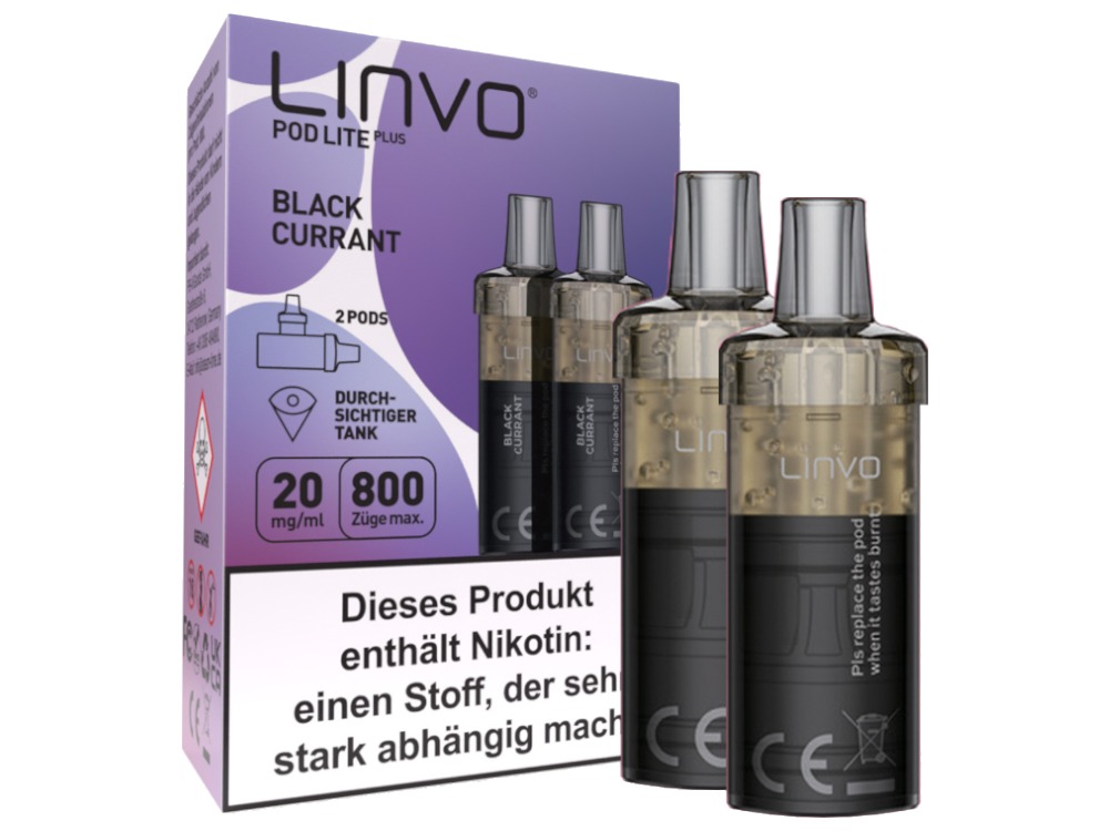 Linvo - Pod Lite Plus Cartridge 20 mg/ml (2 Stück pro Packung)