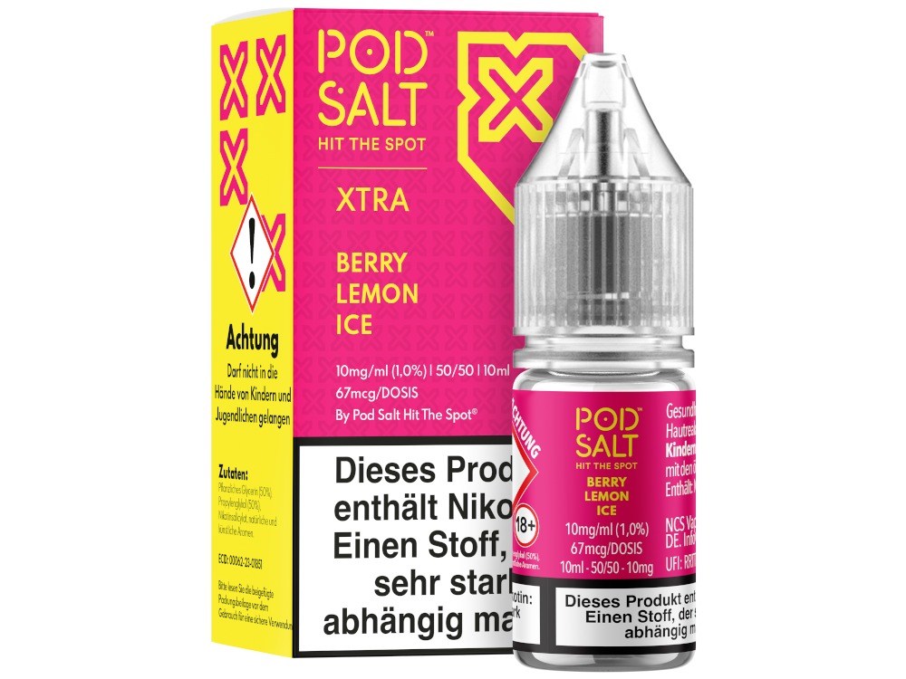 Berry Lemon Ice - Pod Salt X Nikotinsalz Liquid