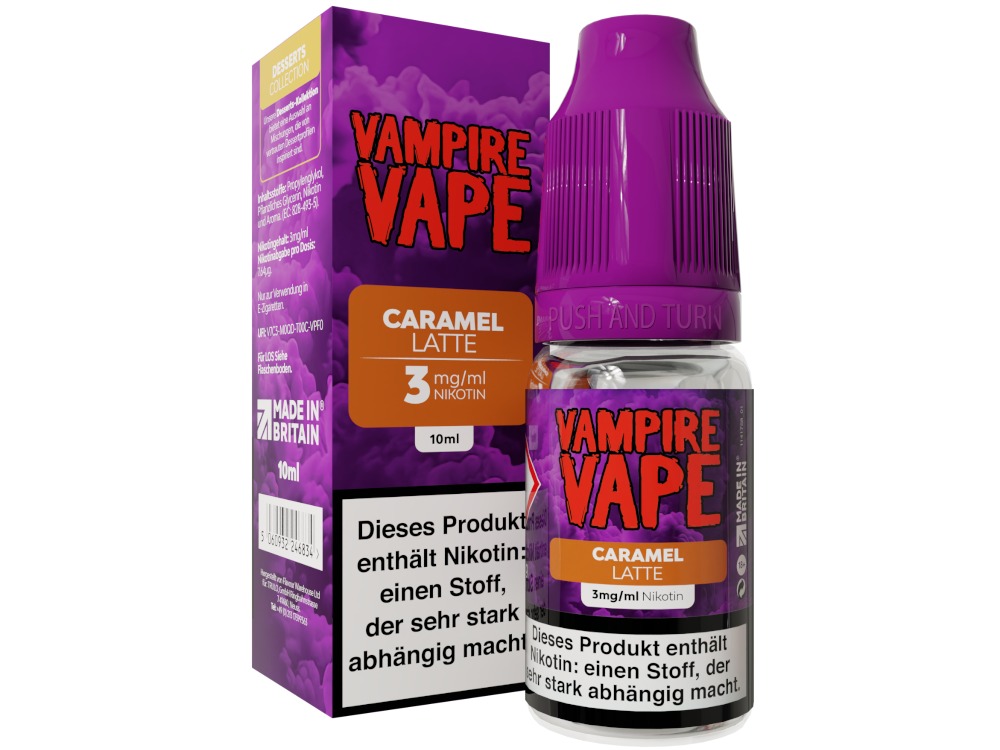 Caramel Latte - Dessert Collection - Vampire Vape Liquid