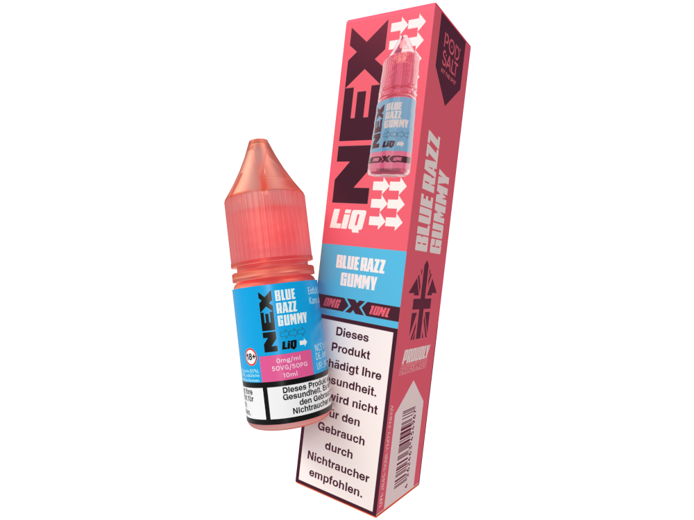 Blue Razz Gummy - NexLiq - Pod Salt Nikotinsalz Liquid