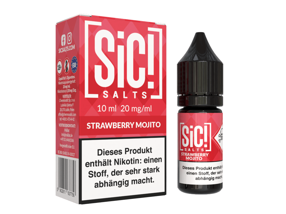 Strawberry Mojito - SiC! Salts Nikotinsalz Liquid