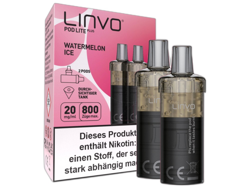 Linvo - Pod Lite Plus Cartridge 20 mg/ml (2 Stück pro Packung)