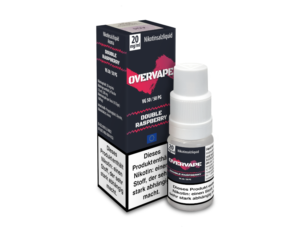 Double Raspberry - Overvape Nikotinsalz Liquid