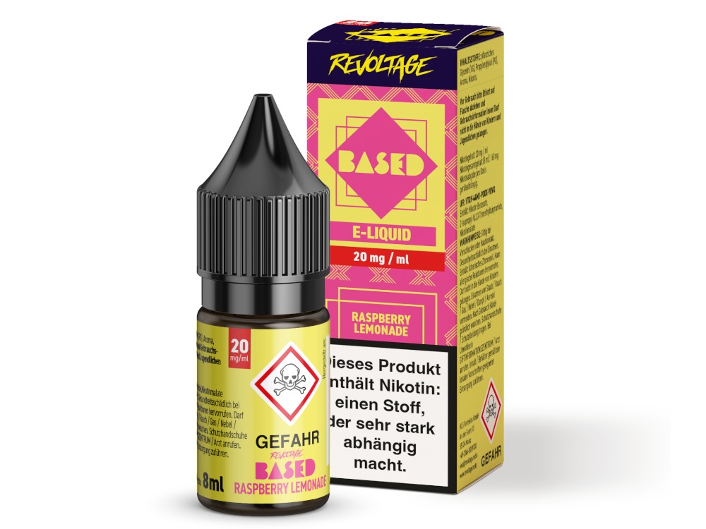 Raspberry Lemonade - BASED - Revoltage Hybrid Nikotinsalz Liquid