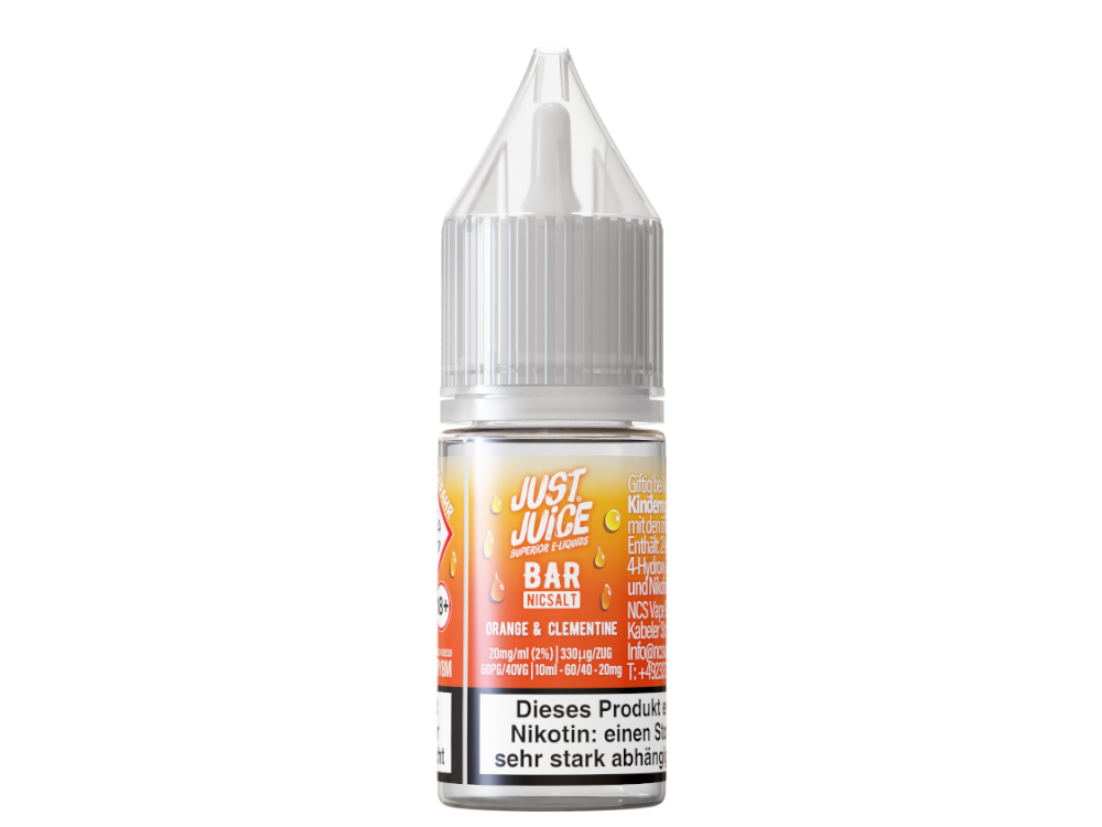 Orange & Clementine - Just Juice Bar Nikotinsalz Liquid
