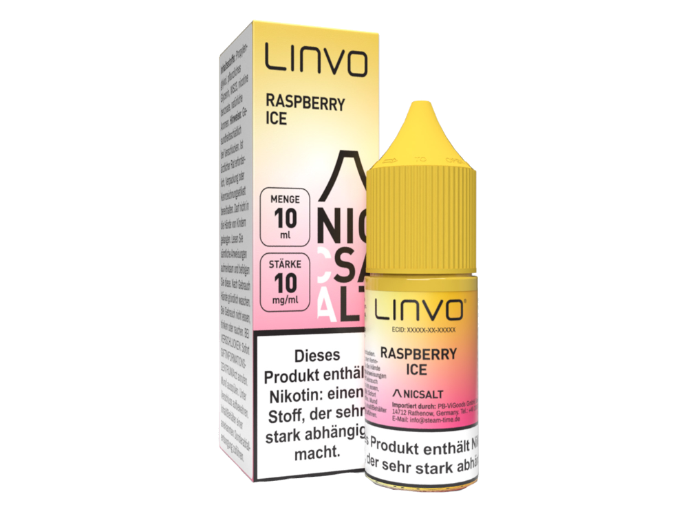 Raspberry Ice - Linvo Nikotinsalz Liquid