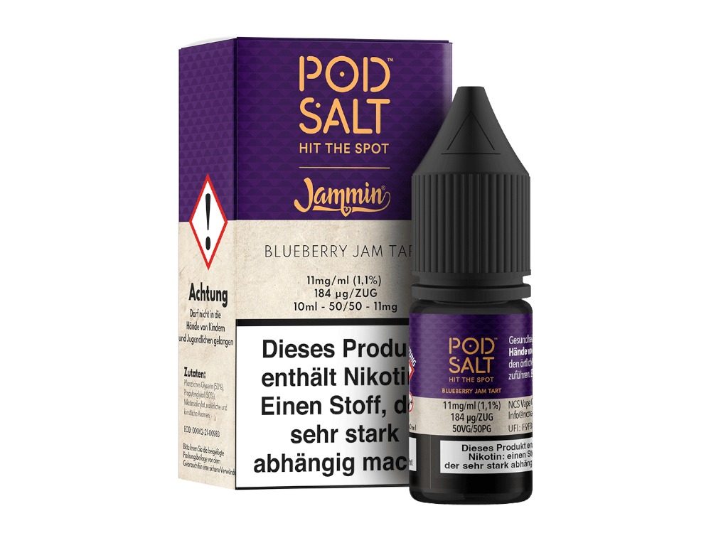 Blueberry Jam Tart - Fusion - Pod Salt Nikotinsalz Liquid
