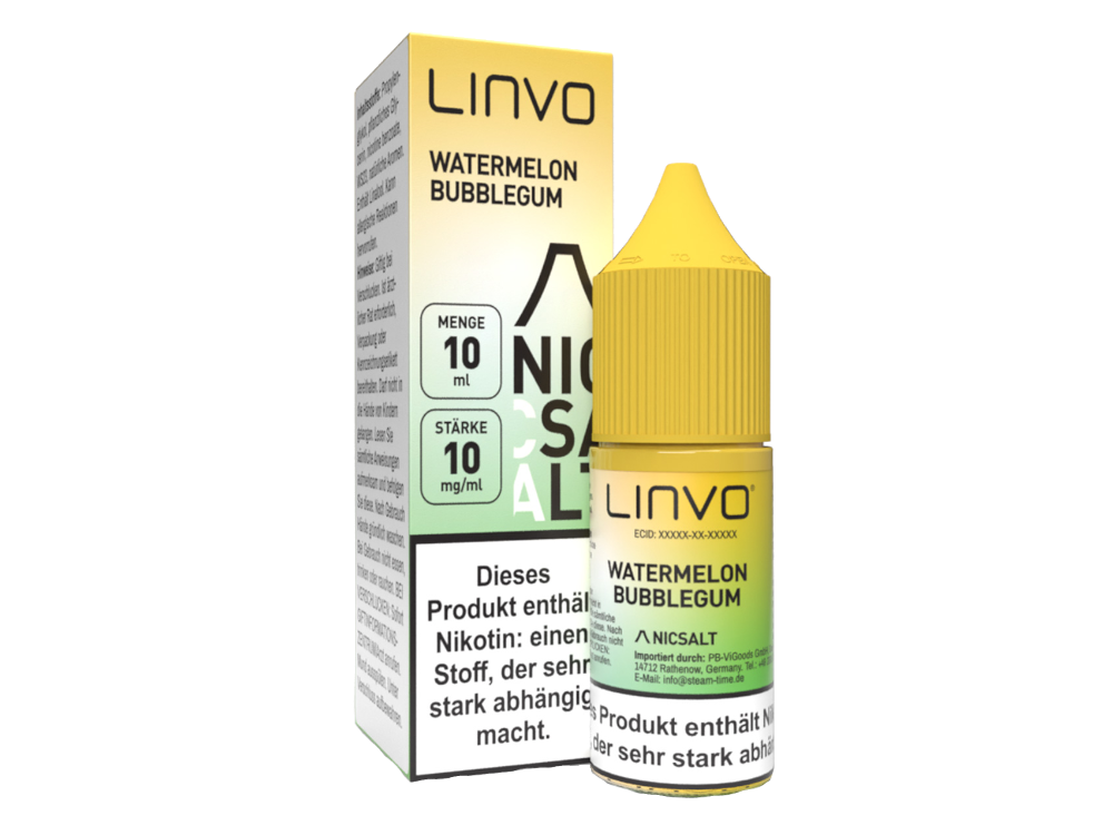 Watermelon Bubblegum - Linvo Nikotinsalz Liquid