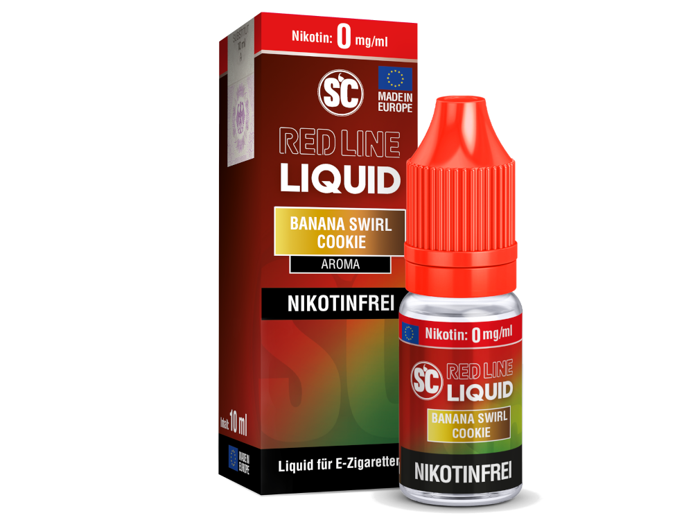 Banana Swirl Cookie - Red Line - SC Nikotinsalz Liquid