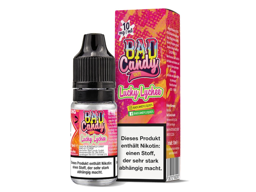 Lucky Lychee - Bad Candy Liquids Nikotinsalz Liquid