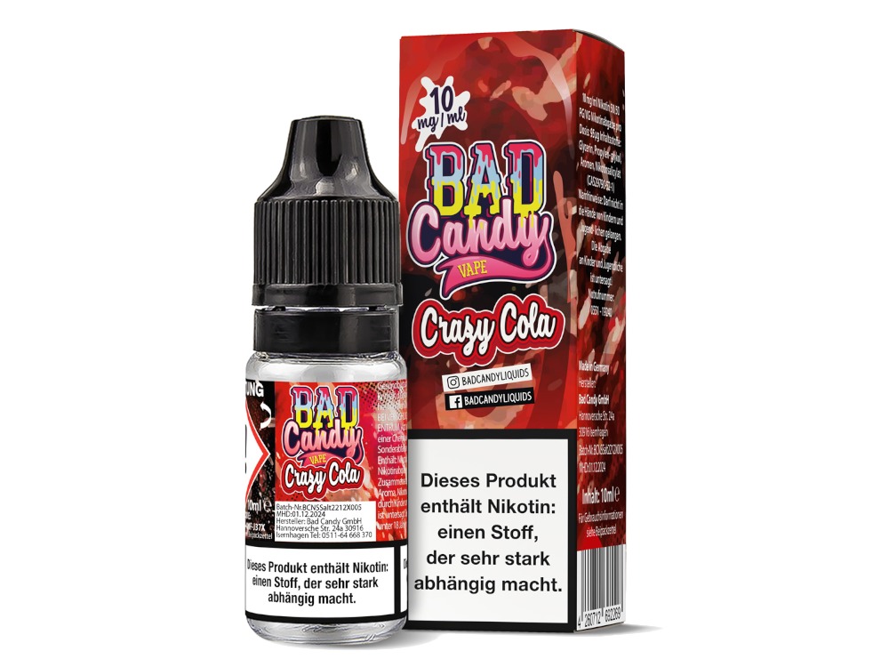 Crazy Cola - Bad Candy Liquids Nikotinsalz Liquid