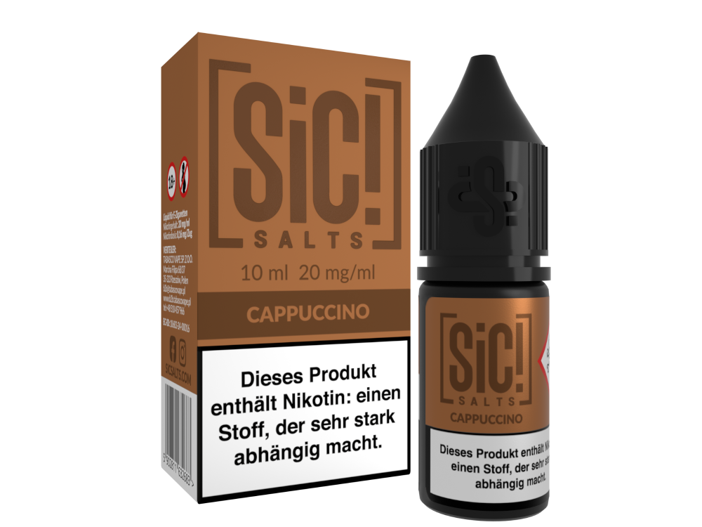 Cappuccino - SiC! Salts Nikotinsalz Liquid