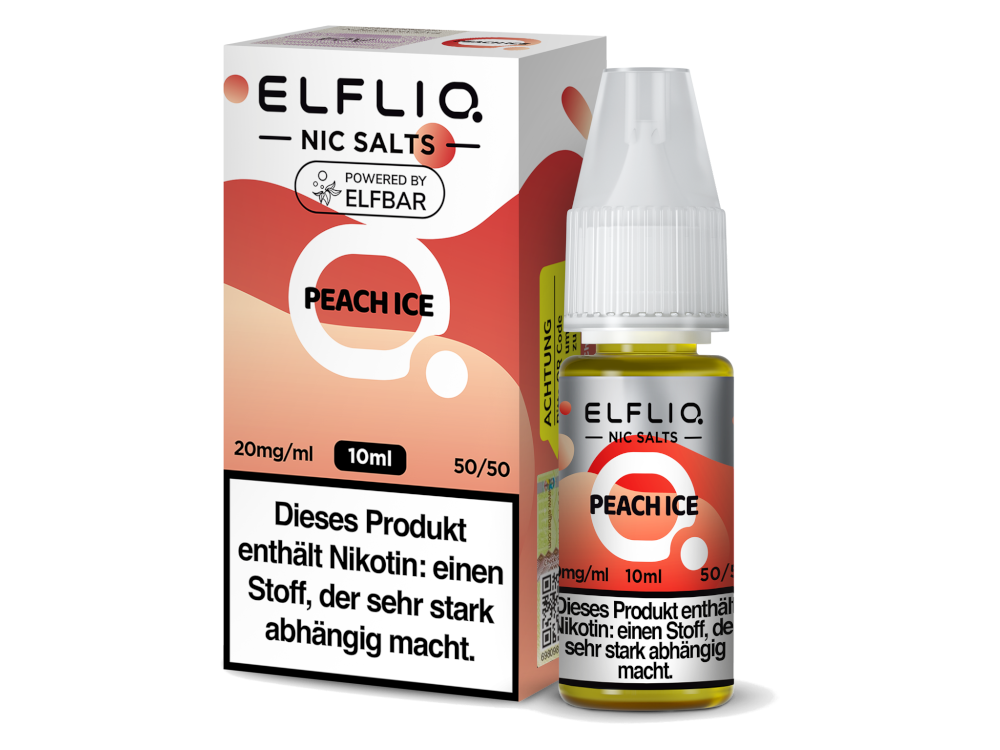 Peach Ice - ELFLIQ Nikotinsalz Liquid