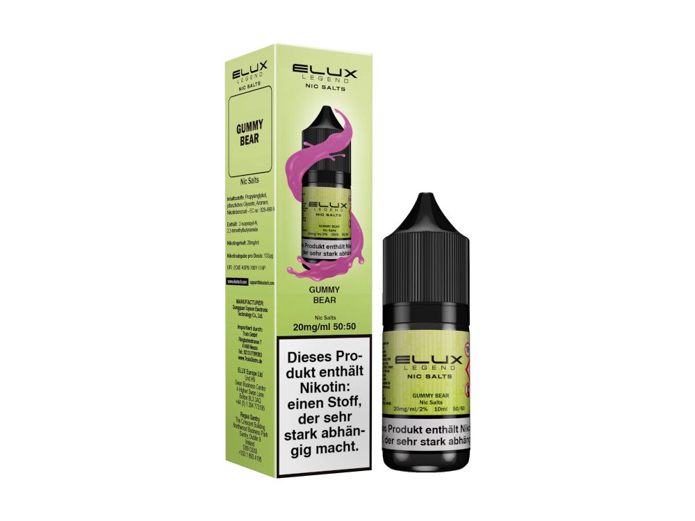 Gummy Bear - Elux Nikotinsalz Liquid