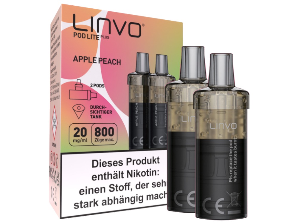 Linvo - Pod Lite Plus Cartridge 20 mg/ml (2 Stück pro Packung)