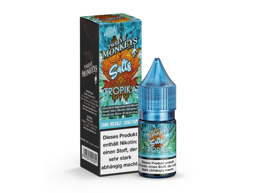 Tropika - Iced - Twelve Monkeys Nikotinsalz Liquid