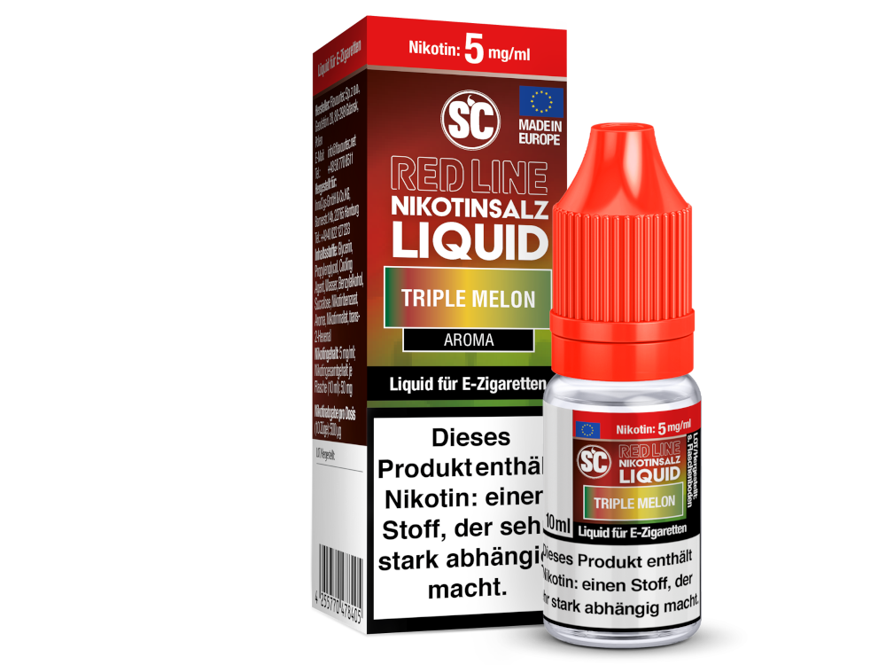 Triple Melon - Red Line - SC Nikotinsalz Liquid