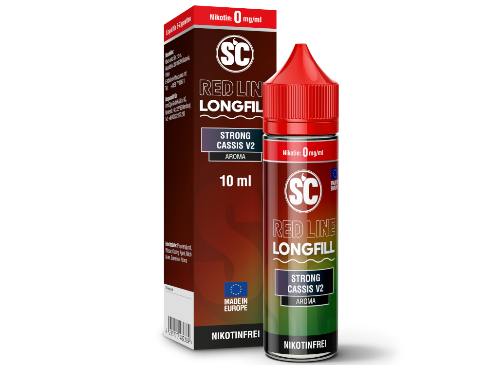 Strong Cassis V2 - Red Line - SC Longfills 10ml