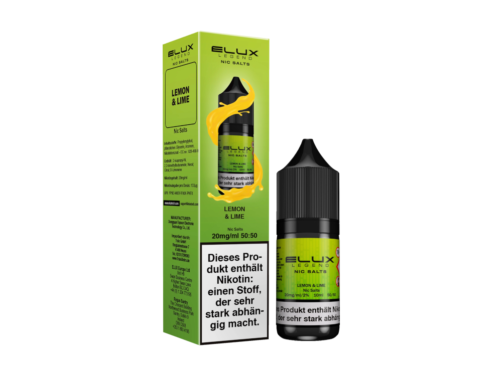Lemon & Lime - Elux Nikotinsalz Liquid