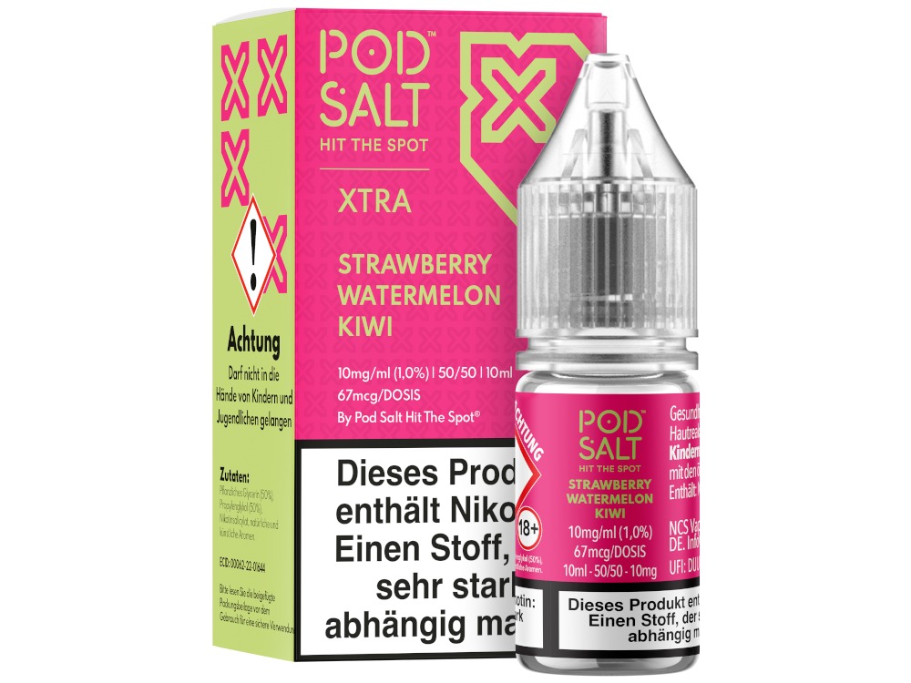 Strawberry Watermelon Kiwi - Pod Salt X Nikotinsalz Liquid