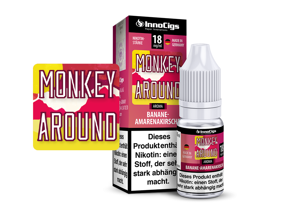 Monkey Around Bananen-Amarenakirsche - InnoCigs Liquid