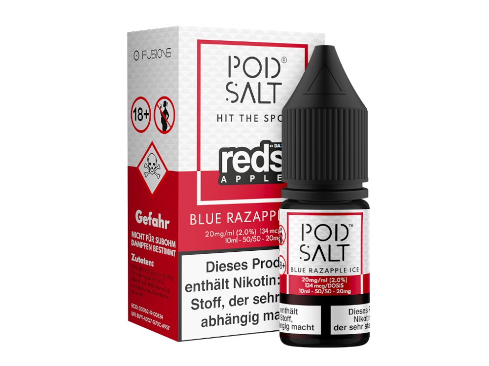 Blue Razapple Ice - Pod Salt Fusion Nikotinsalz Liquid