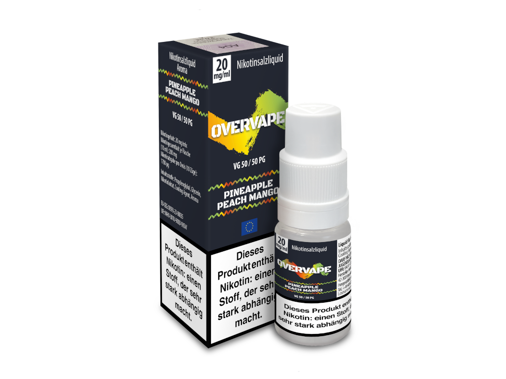Pineapple Peach Mango - Overvape Nikotinsalz Liquid