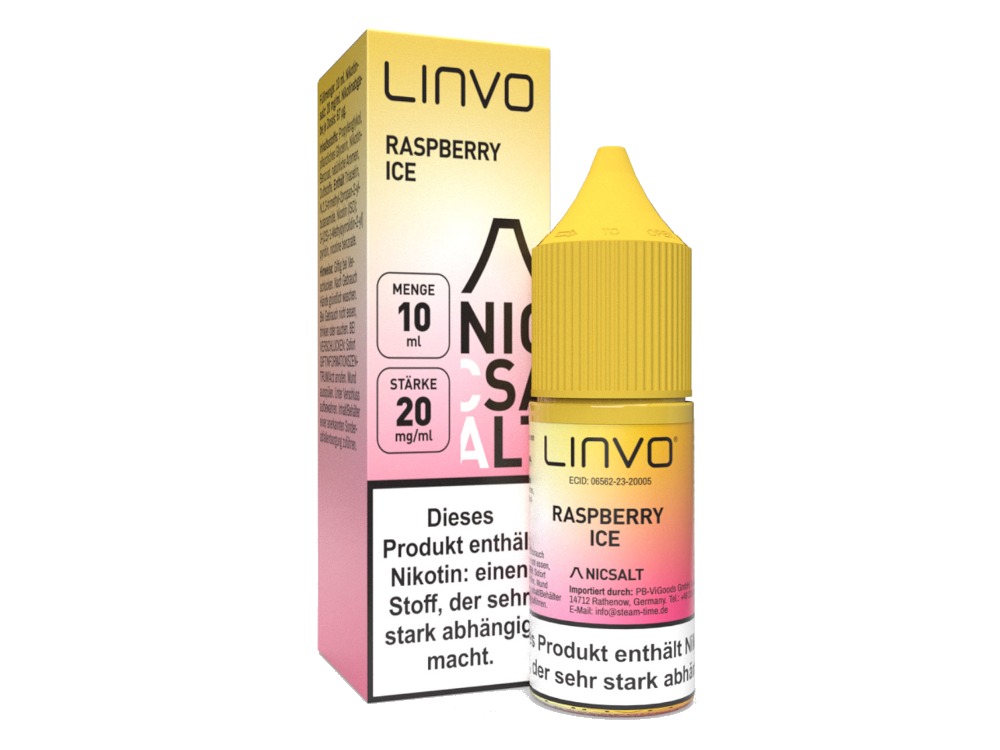 Raspberry Ice - Linvo Nikotinsalz Liquid