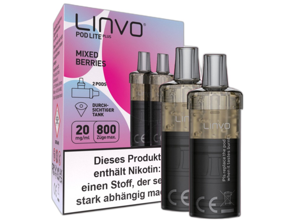 Linvo - Pod Lite Plus Cartridge 20 mg/ml (2 Stück pro Packung)