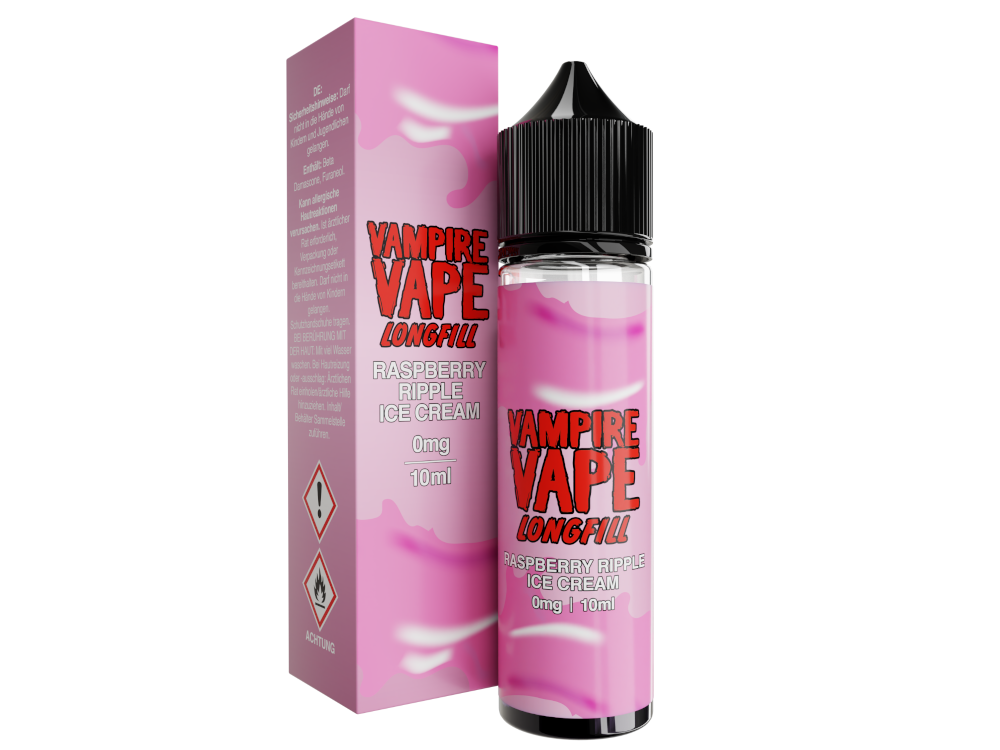 Raspberry Ripple Ice Cream - Dessert Collection - Vampire Vape Aroma 10ml