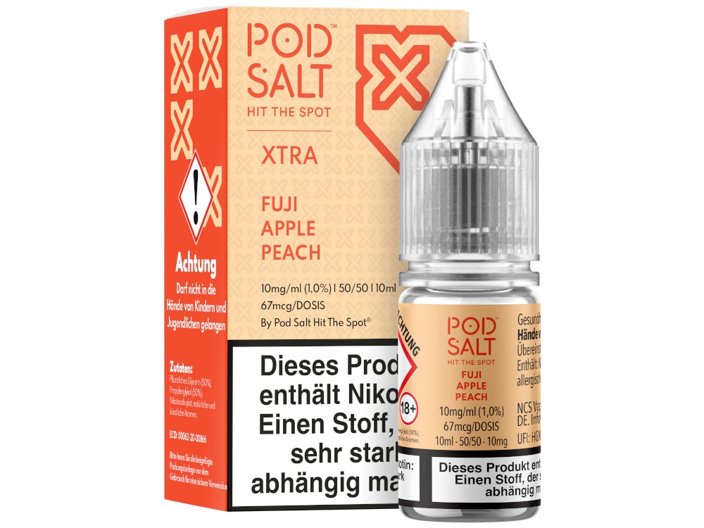 Fuji Apple Peach - Pod Salt X Nikotinsalz Liquid