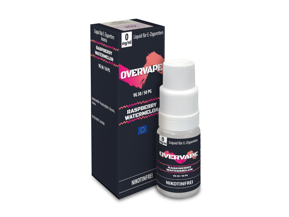 Raspberry Watermelon - Overvape Nikotinsalz Liquid