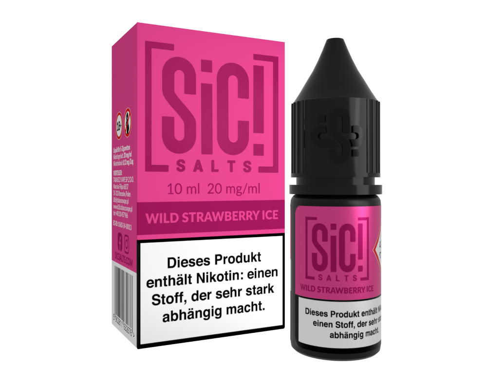 Wild Strawberry Ice - SiC! Salts Nikotinsalz Liquid