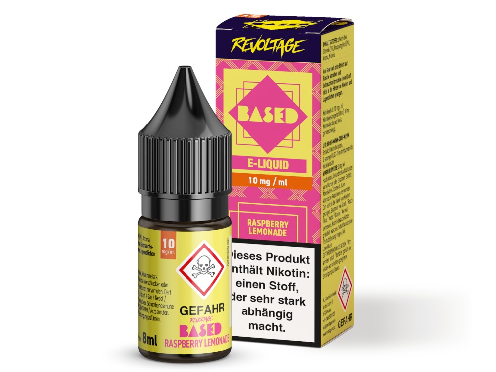 Raspberry Lemonade - BASED - Revoltage Hybrid Nikotinsalz Liquid