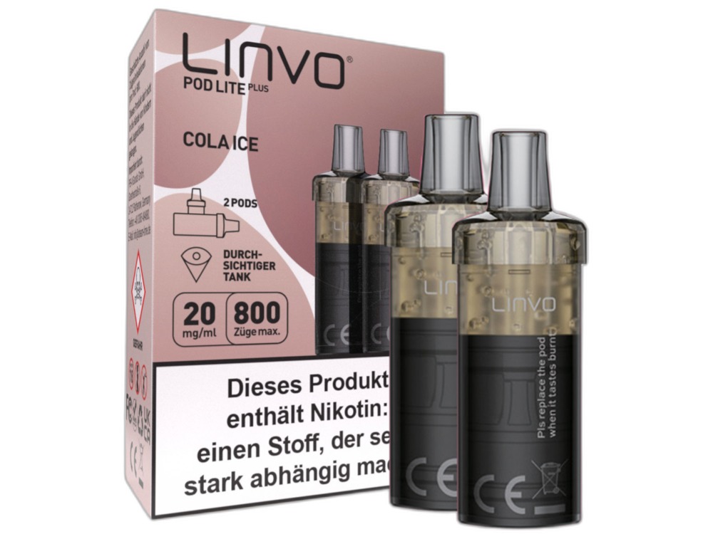 Linvo - Pod Lite Plus Cartridge 20 mg/ml (2 Stück pro Packung)