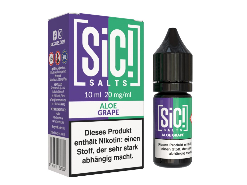 Aloe Grape - SiC! Salts Nikotinsalz Liquid