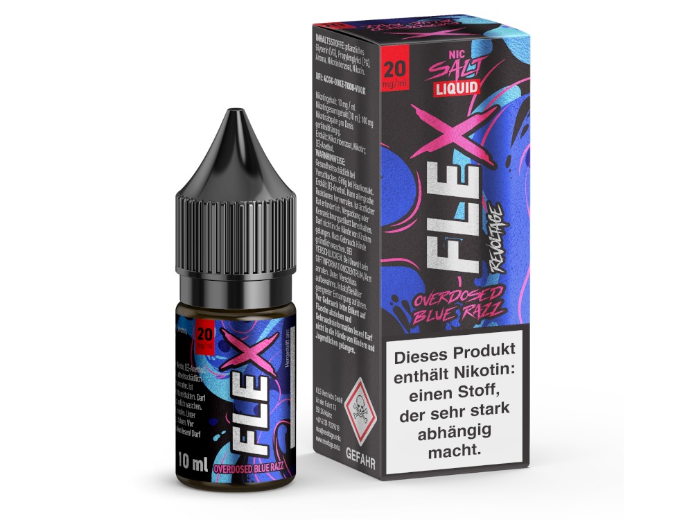 Blue Razz - FLEX - Revoltage Nikotinsalz Liquid